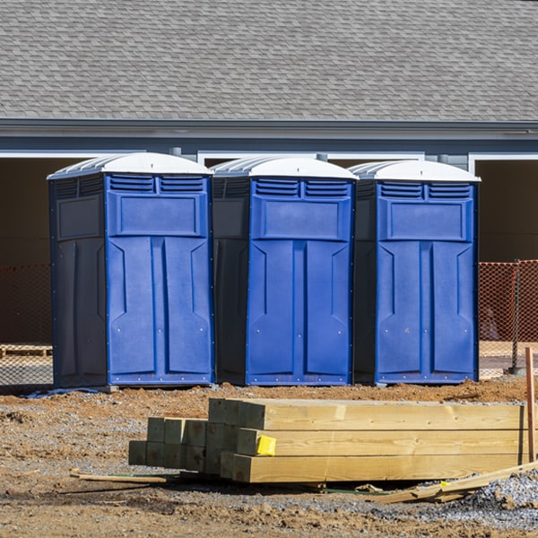 are there any restrictions on where i can place the portable toilets during my rental period in Garner North Carolina